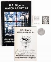 H.R. Giger. "H. R. Giger's Watch Abart '93" Signed by Giger