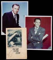 Frank Sinatra; Rare Signed Dining Car Menu During WWII, Image of the 20th Century Limited Locomotive on the Cover