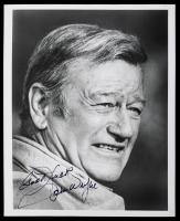 John Wayne Collection: Flawless Signed Portrait Photo with LOA by James Spence and Associates