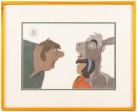 Walt Disney Animation: Original Hand Painted Cel from Disney's Featurette, THE SMALL ONE, Directed By Don Bluth, Cel Initialed b