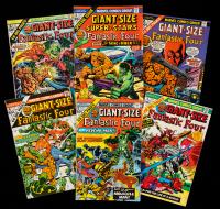 Giant Size Fantastic Four Comic Set (1974-1975) Includes Giant-Size Super-Stars #1 The Thing Vs The Hulk