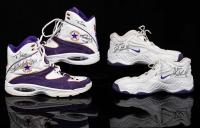 Karl Malone & John Stockton Twice Signed, Game Worn Shoes: Utah Jazz's Dyanmic Duo, 1985-2003