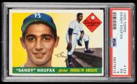 Sandy Koufax Rookie Card, Brooklyn Dodgers, 1955, Topps Card 123, Excellent Condition PSA/DNA Grade 5