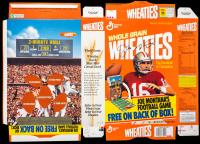 Joe Montana: Vintage Original Boldly Signed Wheaties Mint, Proof Box, Never Used, Never Folded. 1991