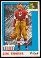 Jim Thorpe, Halfback, Carlisle Indian Industrial School, 1955 Topps #37