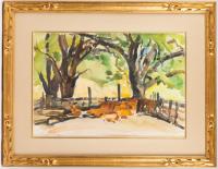 Emil Kosa Jr. "Seeking the Shade in Ojai"