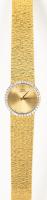 Lady's Vintage Piaget 18K Yellow Gold and Diamond Bezel Watch In Superior Pre-Owned Condition