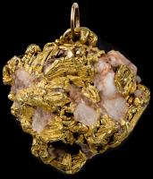 Impressive, Natural Heart Shaped 87.0 g (2.79 ozt) Gold Nugget Looped Securely to Wear as a Pendant