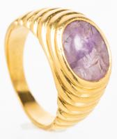 Modern Bulgari 18K Gold Ring