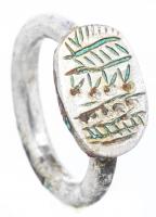 Egyptian, 1st Millennium BC, Silver Ring