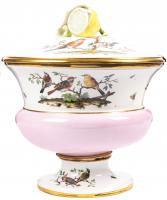 Rare Meissen Cold Soup Tureen with Peeled Lemon Handle on Lid. Marcolini Period, 1774-1814