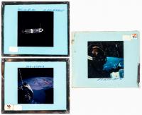 Group Of 62 Gemini 11 and 12 Glass Slides Including Buzz Aldrin's Selfie, From The Collection Of Dick Underwood