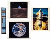 Project Apollo Transparencies And 70mm Film Rolls Includes The Birds Eye View of Apollo 11's Launch