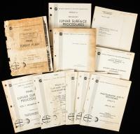 Box Full Of NASA Publications Including An Apollo 17 Final Flight Plan With Notations By Underwood From The Collection Of Dick U