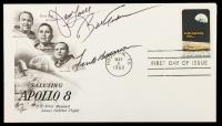 WITHDRAWN - Apollo 8 Crew Signed First Day Cover Signed By James Lovell, William Anders And Frank Borman