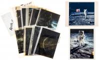 Apollo 11 Transparencies Including The Iconic Visor Image