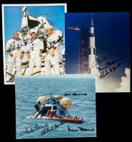 Apollo 12 Crew Photos Signed By Charles Conrad, Richard Gordon And Alan Bean