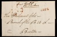 1820 Free Frank US Treasury Document Thomas Tudor Tucker
Treasurer under President Jefferson, member of Continental Congress 17