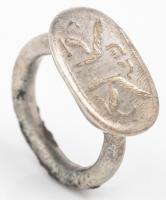 Ancient Egyptian Silver Ring, ca. 1st Millennium B.C.