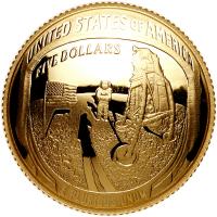 2019-W $5 Apollo-11 50th Anniversary Commemorative Gold Proof Coin