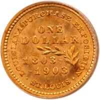 1903 Louisiana Purchase-Jefferson Dollar - 2