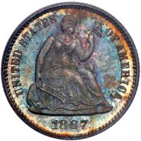 1867 Liberty Seated H10C PCGS Proof 66