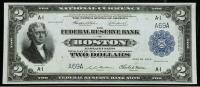 1918, $2 Boston Federal Reserve Bank Note