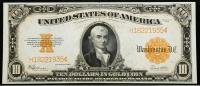 1922, $10 Gold Certificate