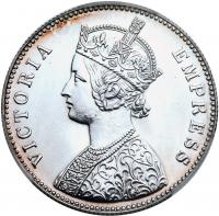 India-British. Rupee, 1877-C PCGS Proof 63