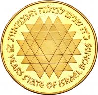 Israel. 500 Lirot, 1975 Choice Brilliant Proof