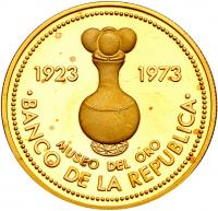 Colombia. 1500 Pesos, 1973 Choice Brilliant Proof