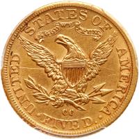 1891-CC $5 Liberty - 2