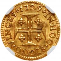 Portugal. 400 Reis, 1729 NGC MS65 - 2