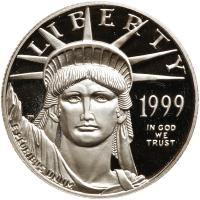 1999-W $50 American Platinum Eagle Gem Proof