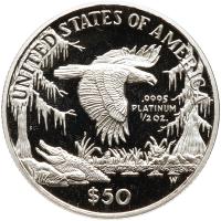 1999-W $50 American Platinum Eagle Gem Proof - 2