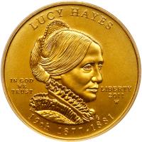 2011-W Lucy Hayes $10 gold PCGS MS70