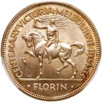 Australia. Florin, 1934-35 PCGS MS65 - 2