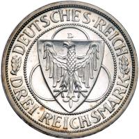 Germany. 3 Reichsmark, 1930-D PCGS Proof 65 - 2