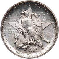 1935-D Texas 50C PCGS MS65