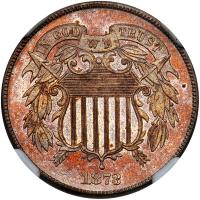 1873 2C. Closed 3 NGC Proof 64