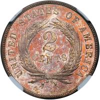 1873 2C. Closed 3 NGC Proof 64 - 2