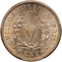 1885 Liberty 5C PCGS MS64 - 2