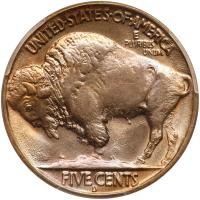 1937-D Buffalo 5C. 3 Legs PCGS MS65 - 2