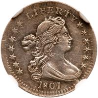 1801 Bust H10C NGC AU55