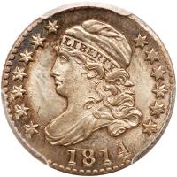 1814. Large date. JR-4. Rarity-2.