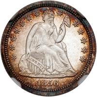 1856 Liberty Seated 10C NGC Proof 66