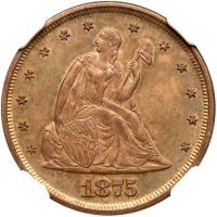 1875 Twenty Cents NGC Proof 65