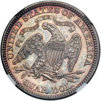 1872 Liberty Seated 25C NGC MS67 - 2