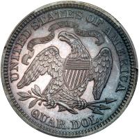 1873 Liberty Seated 25C. Arrows PCGS Proof 65 - 2