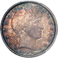 1894-O Barber 25C PCGS MS66